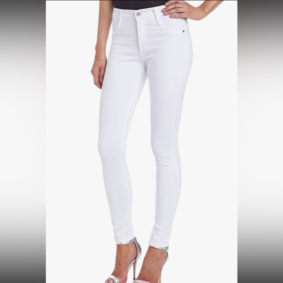 James Jeans Denim - James Jeans Women's High Class Skinny Jean in Frost White 27